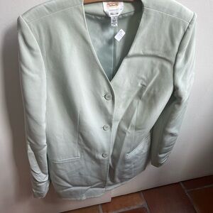 Talbots Silk Blazer Sz 6 Mint